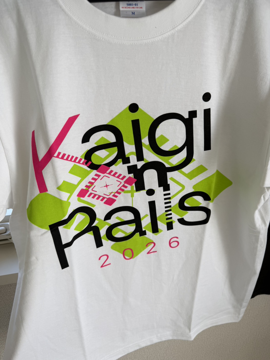 ノベルティのTシャツの表面