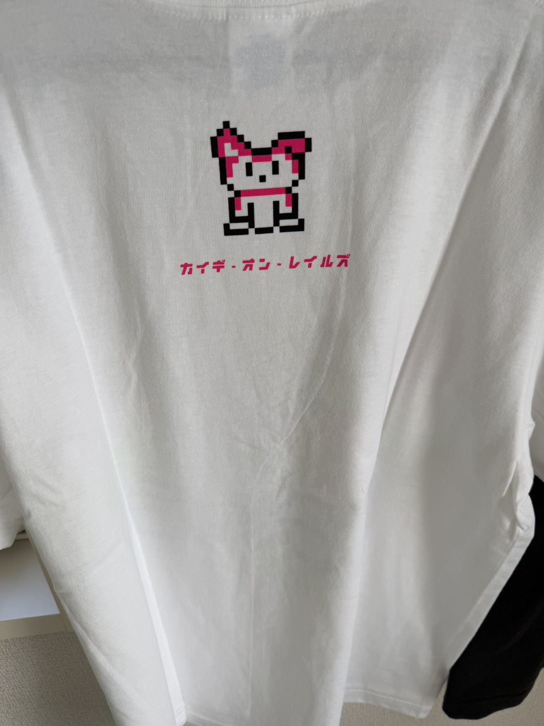 ノベルティのTシャツの裏面
